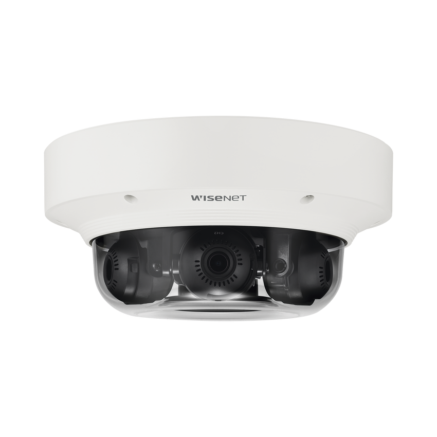 Cámara IP Multisensor 6MP ( 3 Sensores de 2MP) WDR 150 DB, Lente Motorizado 3 - 6 MM /  HPOE / IP66 / IK10 / NEMA 4X