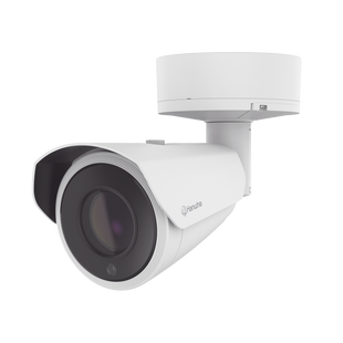 Camara Bala IP 4K con IA / Lente Motorizado 31x 6.91 a 214.7 mm / P-Iris / WDR 120dB / H.265 / RanuraSD / Protección IP67 IK10 NEMA4X / conteo de personas y vehiculos