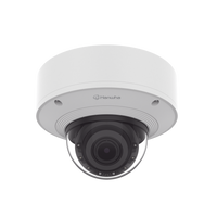 Cámara Domo 2MP Solid EDGE / Wisenet WAVE embebido / Antivandalica / Lente Motorizado de 4.38  A 9.33mm / P-Iris / WDR 120dB / 1TB SSD / IP66, IP67, IK10+, NEMA4X, IP6K9K