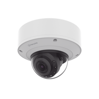 Cámara Domo 2MP Solid EDGE / Wisenet WAVE embebido / Antivandalica / Lente Motorizado de 4.38  A 9.33mm / P-Iris / WDR 120dB / 2TB SSD / IP66, IP67, IK10+, NEMA4X, IP6K9K
