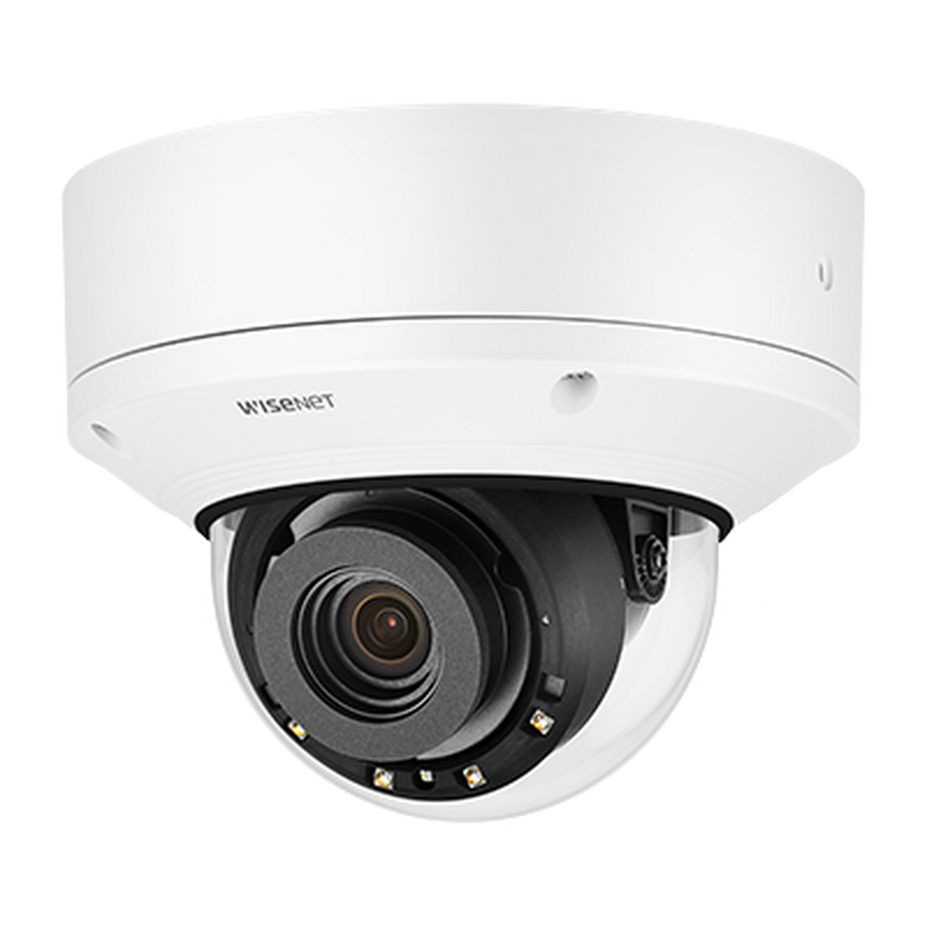 Cámara Domo 4K con IA, Antivandalica / Lente Motorizado de 4.5 a 10mm / P-Iris, WDR 120dB / Ranura SD / Protección IP52 e IK10