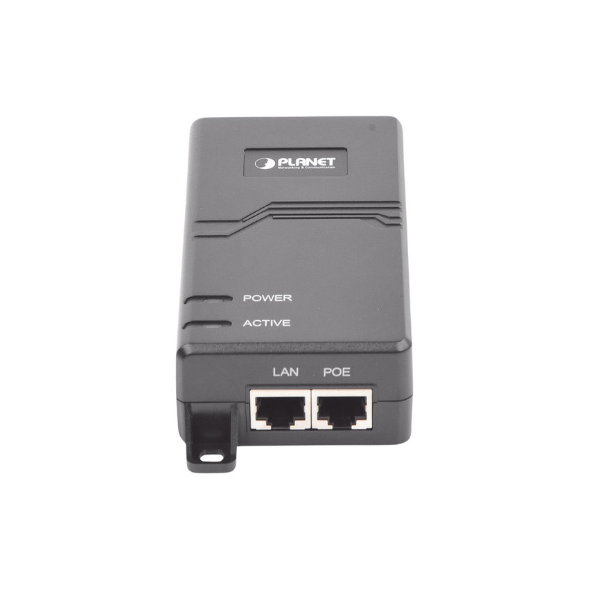 Inyector PoE  IEEE 802.3at, Puertos Gigabit, Hasta 30 W de Salida PoE (Mid-span)
