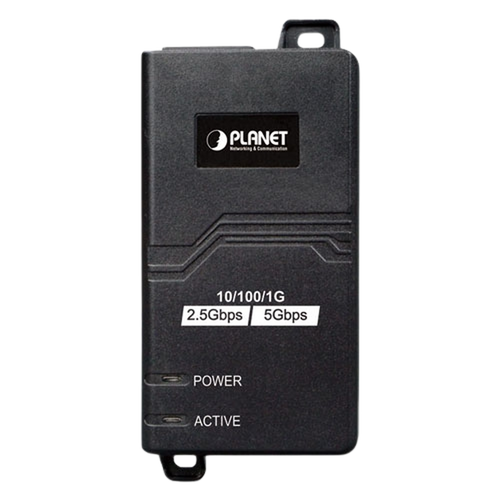 Inyector PoE 802.3 af/at, Hasta 30 W, con Puertos de 10/100/1000Mbps/ 2.5 Gbps/5 Gbps