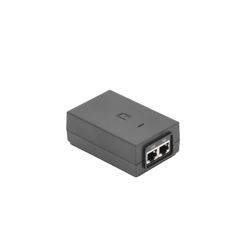 Adaptador PoE Ubiquiti de 24 VDC, 1.0 A con puerto Gigabit