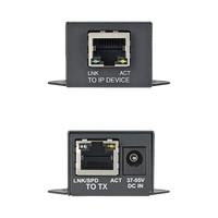 Receptor PoE/PoE+ Para Uso con Transmisor POEXTX1, Hasta 610 Metros (2000 ft) con Cable Cat5e o Cat6, 10/100Mbps