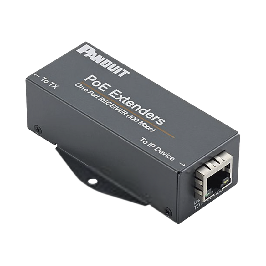 Receptor PoE/PoE+ Para Uso con Transmisor POEXTX1, Hasta 610 Metros (2000 ft) con Cable Cat5e o Cat6, 10/100Mbps