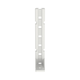 Sujetador-Separador Pan-Post de Nylon 6.6, Para Fijación de Mazos de Cables con Cinchos, Uso Interior, Color Natural, 1 Pieza