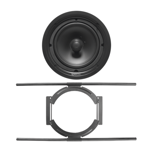 KIT de Bocina de Techo TruAudio de 8in PP8 con Soporte de Acero Rígido para Techos Suspendidos
