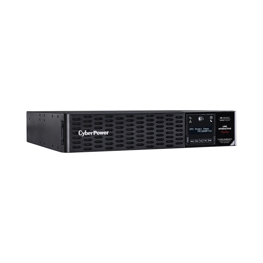 UPS de 1000 VA /1000 W, Topología Línea Interactiva, Entrada 120 Vca NEMA 5-15P, Onda Senoidal Pura, Torre o Rack 2 UR, Con 8 Tomas NEMA 5-15R