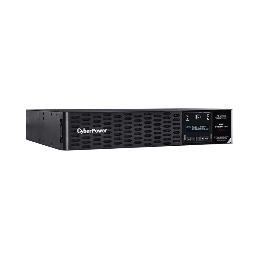 UPS de 1000 VA/1000 W, Topología Línea Interactiva, Entrada 120 Vca NEMA 5-15P, Onda Senoidal Pura, Torre o Rack 2 UR, Con 8 Tomas NEMA 5-15R