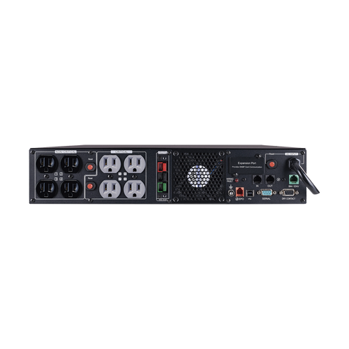 UPS de 1500 VA/1500 W, Topología Línea Interactiva, Entrada 120 Vca NEMA 5-15P, Onda Senoidal Pura, Torre o Rack 2 UR, Con 8 Tomas NEMA 5-15R