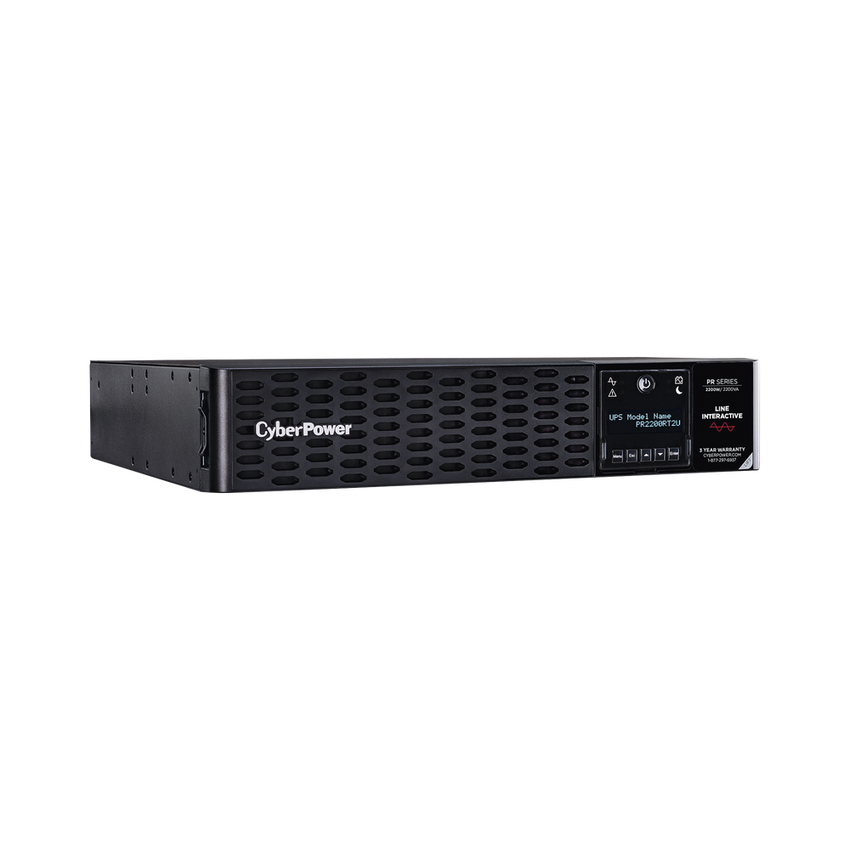 UPS de 2200 VA/2200 W, Topología Línea Interactiva, Entrada 120 Vca NEMA L5-30P, Onda Senoidal Pura, Torre o Rack 2 UR, Con 8 Tomas NEMA 5-20R