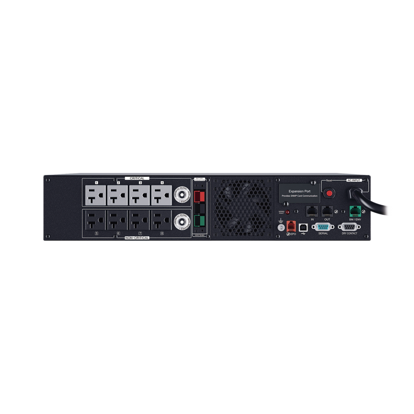 UPS de 2200 VA/2200 W, Topología Línea Interactiva, Entrada 120 Vca NEMA L5-30P, Onda Senoidal Pura, Torre o Rack 2 UR, Con 8 Tomas NEMA 5-20R