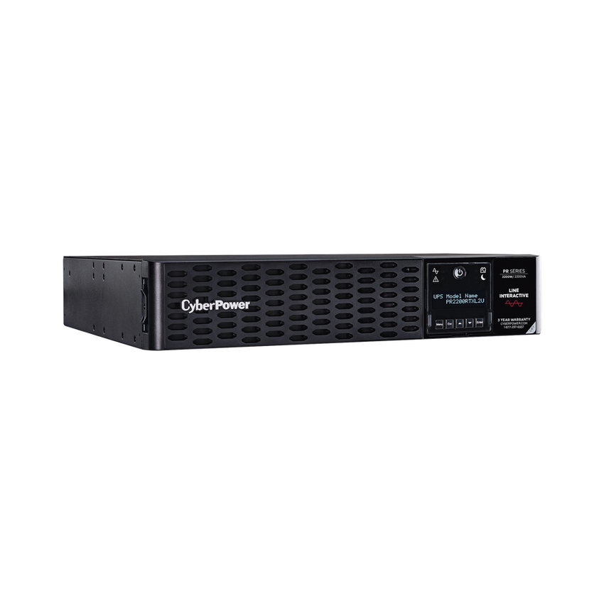 UPS de 2200 VA/2200 W, Topología Línea Interactiva, Entrada 120 Vca NEMA L5-30P, Onda Senoidal Pura, Torre o Rack 2 UR, Con 8 Tomas NEMA 5-20R