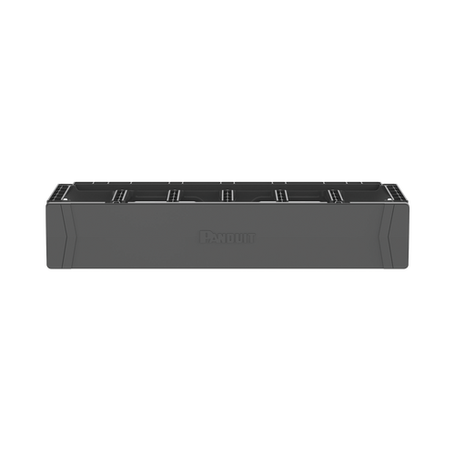 Organizador de Cables Horizontal PatchRunner™, Sencillo (Solo Frontal), Para Rack de 19in, 2UR