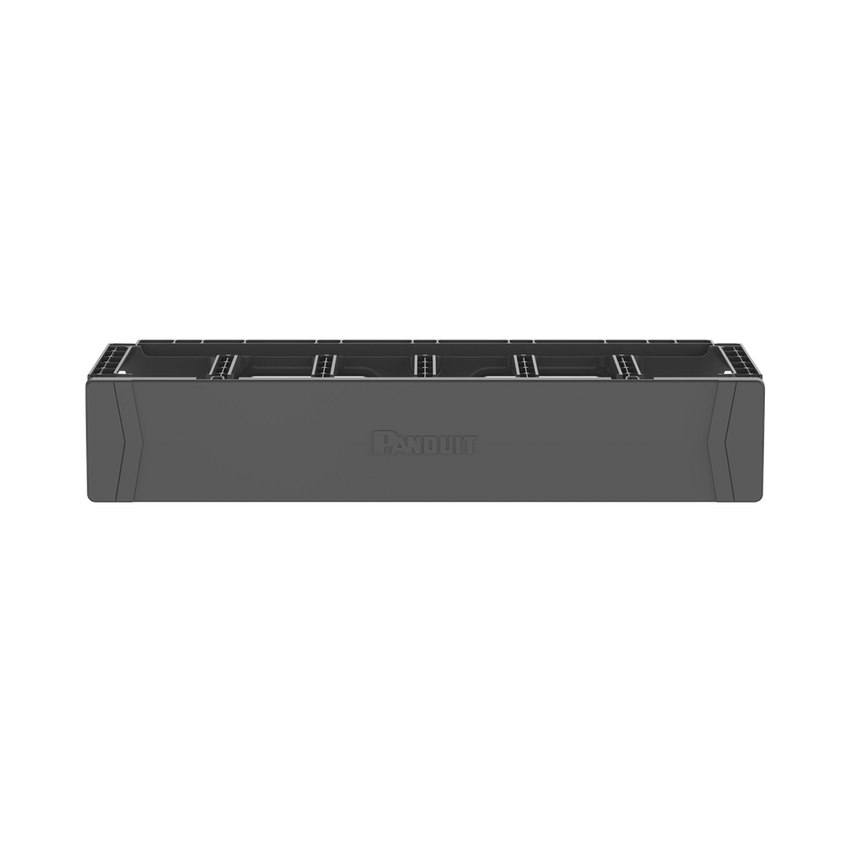 Organizador de Cables Horizontal PatchRunner™, Sencillo (Solo Frontal), Para Rack de 19in, 2UR