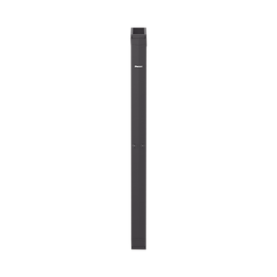 Organizador Vertical PatchRunner™, Doble (Frontal y Posterior), Para Rack Abierto de 45 Unidades, 6in de Ancho, Color Negro