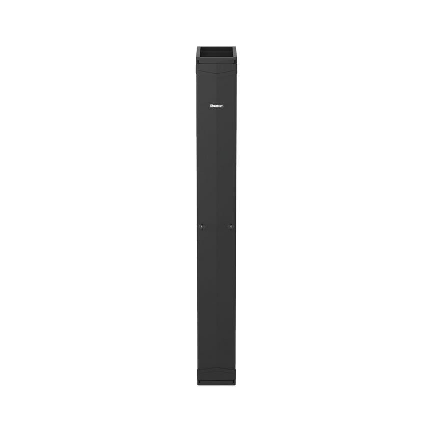 Organizador Vertical PatchRunner™, Doble (Frontal y Posterior), Para Rack Abierto de 45 Unidades, 10in de Ancho, Color Negro