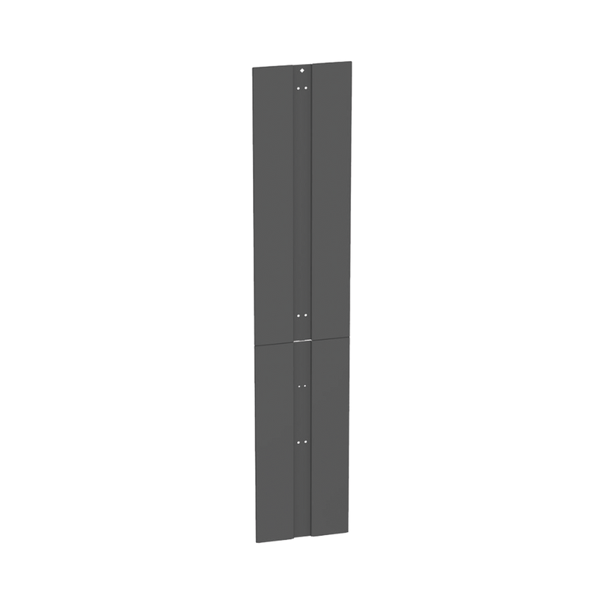 Tapa Final de Fila, Para Organizador Vertical PR2V PatchRunner™ 2, de 45 UR, Color Negro