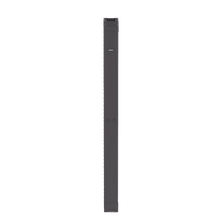 Organizador Vertical PatchRunner™, Sencillo (Solo Frontal), Para Rack Abierto de 45 Unidades, 6 in de Ancho, Color Negro