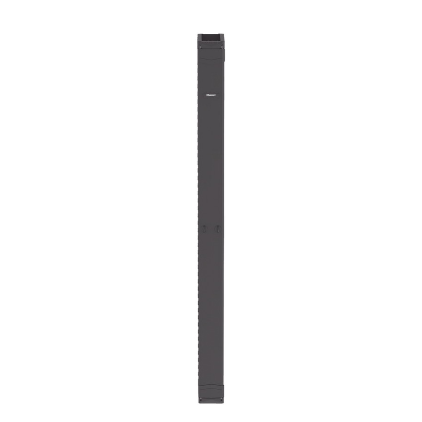 Organizador Vertical PatchRunner™, Sencillo (Solo Frontal), Para Rack Abierto de 45 Unidades, 6 in de Ancho, Color Negro
