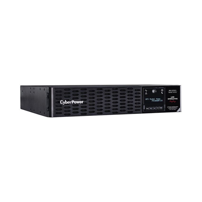 UPS de 3000 VA/3000 W, Topología Línea Interactiva, Entrada 120 Vca NEMA L5-30P, Onda Senoidal Pura, Torre o Rack 2 UR, Con 8 Tomas NEMA 5-20R y 1 NEMA L5-30R