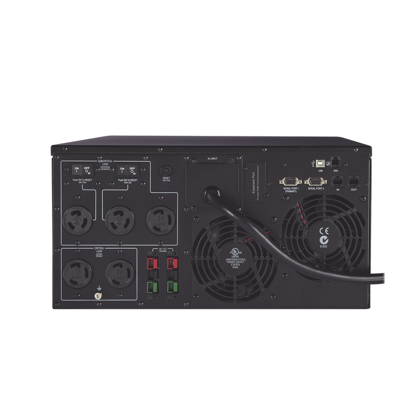UPS de 5000 VA/4500 W, Topología Línea Interactiva, 200 - 240 Vca de Entrada, 208 Vca de Salida, Onda Senoidal Pura, Torre o Rack 5 UR, Con 3 Tomas NEMA L6-30R y 2 NEMA L6-20R