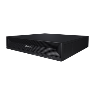 NVR 32 Megapixel (8K) / 32 Canales IP / Soporta 8 Discos Duros / H.265 & Wisestream / Wisenet P2P / ONVIF / Compatible con Cámaras IA / Salida HDMI en 4K