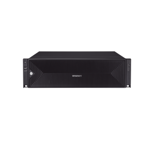 NVR 32 Megapixel (8K) / 32 Canales IP / Soporta 8 Discos Duros / H.265 & Wisestream / Wisenet P2P / ONVIF / Compatible con Cámaras IA / Salida HDMI en 4K