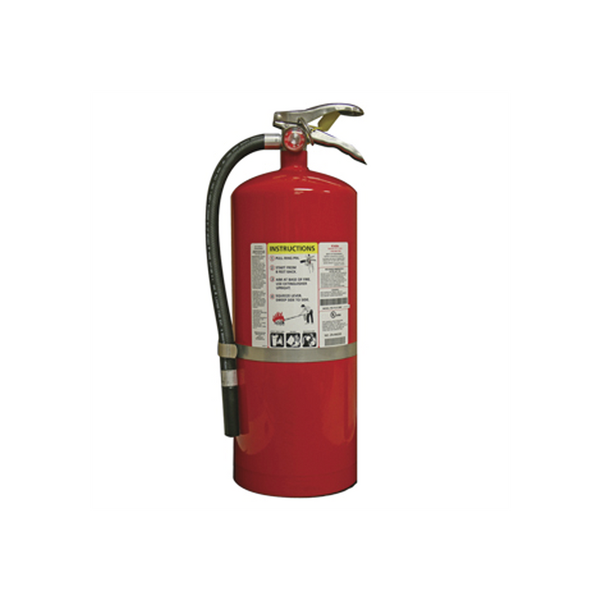 Extintor Recargable de Polvo Químico Seco | Fuegos Clase A, B y C | Talleres y Garaje | Pieza de 18 lb