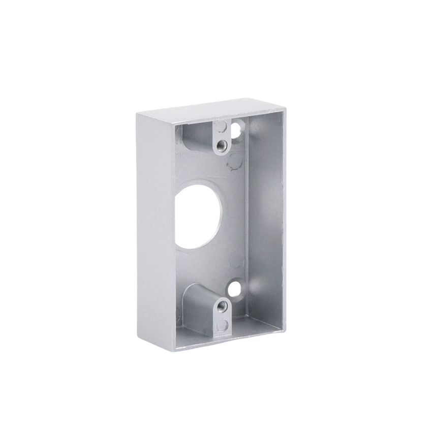 Caja cromada para instalación del botón PRO800B