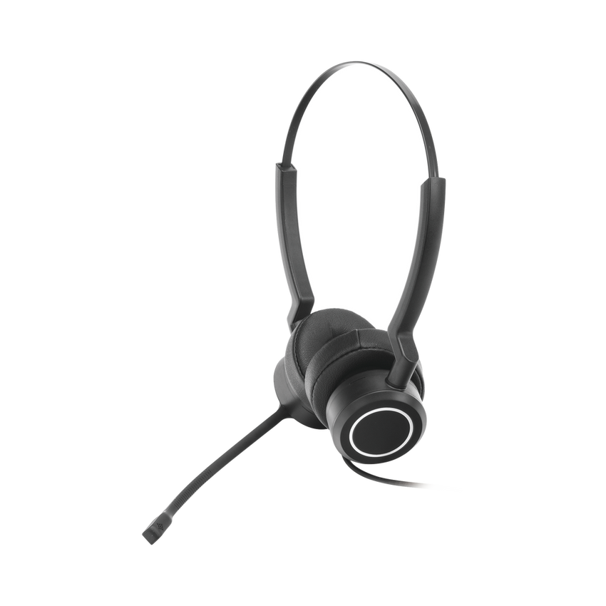 Audífonos USB de Diadema ESTÉREO con Audio HD / Micrófono con Cancelación de Ruido / Calidad para uso en Oficina