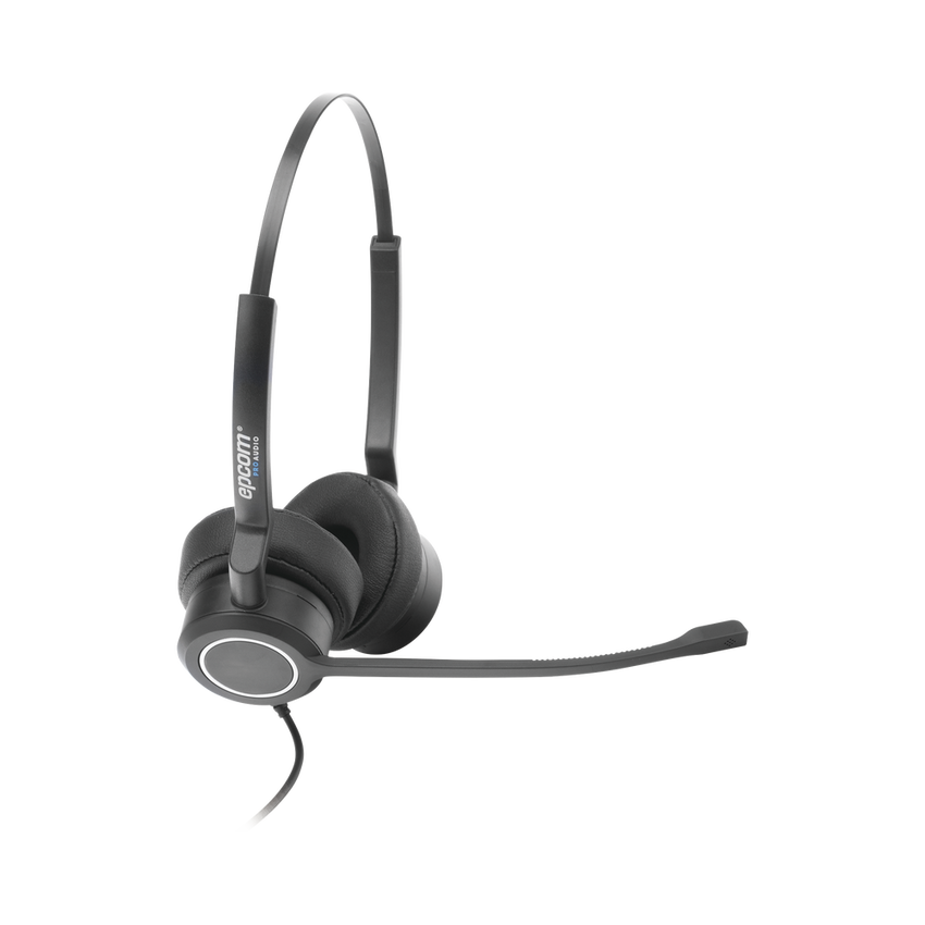 Audífonos USB de Diadema ESTÉREO con Audio HD / Micrófono con Cancelación de Ruido / Calidad para uso en Oficina