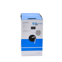 Bobina de Cable UTP Cat5e para Exterior en Color Blanco / 305 Metros (1000 Pies) / Certificada UL / Sin Blindaje