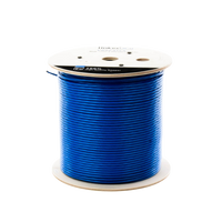 Bobina de Cable U/UTP Cat6A de 305 Metros (1000 Pies), Color Azul, CM, Soporta 10G-BaseT para Transmisión de Frecuencias de Hasta 500MHz, UL