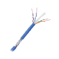 Bobina de 1000 Metros (3280.84 Pies) Cable Cat6+ Calibre 23 Alto Desempeño, ETL, UL, Color Azul, Super Flexible, de 1000 Metros (3280.84 Pies), para Aplicaciones de CCTV, Video HD, y Redes de Datos