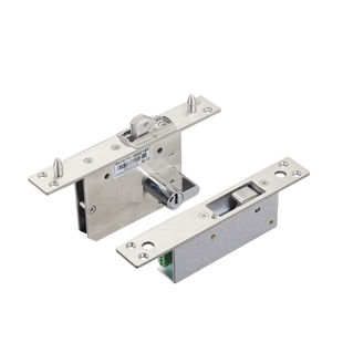 Cerradura eléctrica para puertas corredizas tipo gancho / apertura con llave ambos lados / Abierto en caso de falla/ IP65