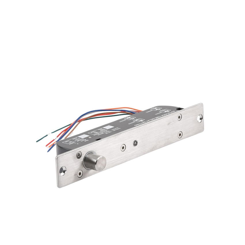 Cerradura de Perno 2000 kg de Sujeción / Cerrada en Caso de Falla (Fail Secure) /Temporizador y Sensor de Puerta