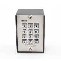 Teclado exterior/interior antivandálico, 3 relevadores, salida wiegand, 1200 usuarios