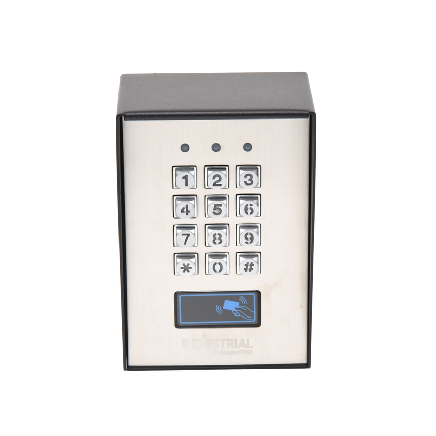 Teclado Exterior/Interior Antivandálico, 3 Relevadores, Salida Wiegand, 1200 Usuarios, Lector de Proximidad