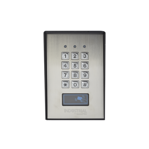 Teclado Exterior/Interior Antivandálico, 3 Relevadores, Salida Wiegand, 1200 Usuarios, Lector de Proximidad