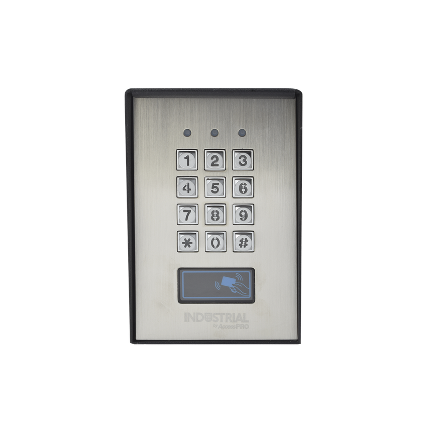 Teclado Exterior/Interior Antivandálico, 3 Relevadores, Salida Wiegand, 1200 Usuarios, Lector de Proximidad