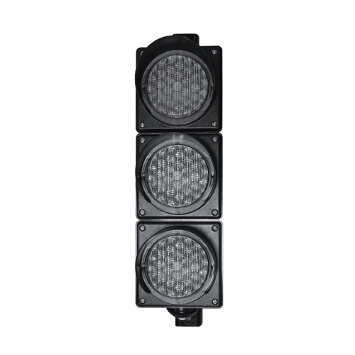 Semáforo / Señalización Rojo, Verde y Amarillo / Diametro 100mm / LED / 110vca.