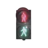 Semáforo Peatonal  Indicador Alto / Siga estático / Diámetro 20 Cms.