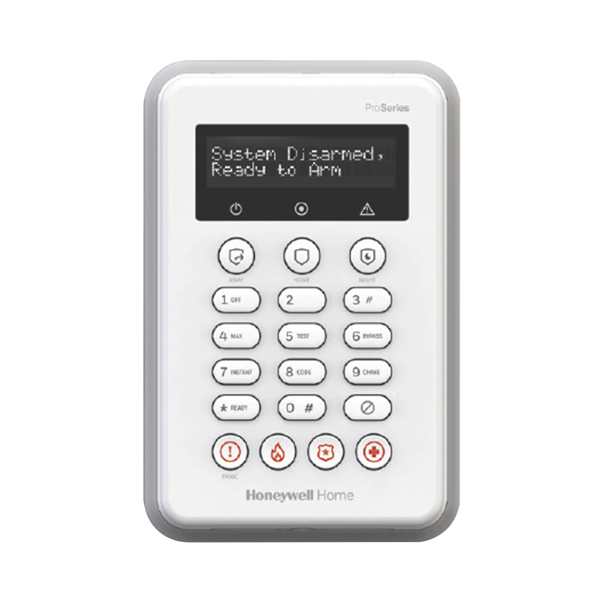 Teclado Inalámbrico para panel de Alarma ProSeries