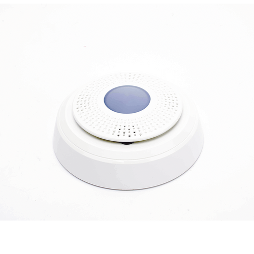 Sirena Interior Inalámbrica / Indicadores LED / Nivel de Salida 85 dBA / Rango 92 mts / Frecuencia 2.4 GHz / Cifrado AES-128 / Anti-tamper / Protección Vida Interconectada