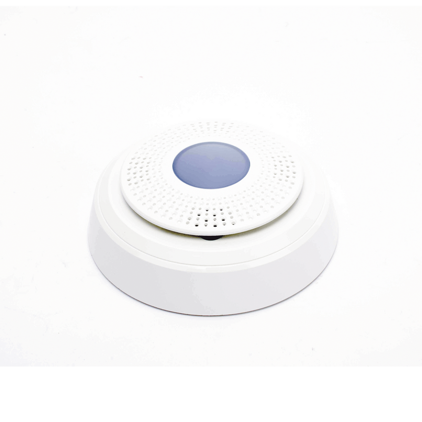 Sirena Interior Inalámbrica / Indicadores LED / Nivel de Salida 85 dBA / Rango 92 mts / Frecuencia 2.4 GHz / Cifrado AES-128 / Anti-tamper / Protección Vida Interconectada