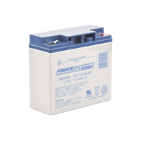 Batería 12V, 18AH, Para Respaldo, Tecnologías AGM/VRLA, Diseño De Vida Útil 5 Años, Terminales Tipo F2, Listada UL, Libre De Mantenimiento