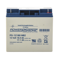 Batería 12V, 18AH, Para Respaldo, Tecnologías AGM/VRLA, Diseño De Vida Útil 5 Años, Terminales Tipo NB2, Listada UL, Libre De Mantenimiento