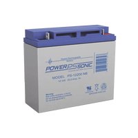 Batería 12V, 20AH, Para Respaldo, Tecnologías AGM/VRLA, 5 Años Vida Útil, Terminales NB2, Reconocida UL